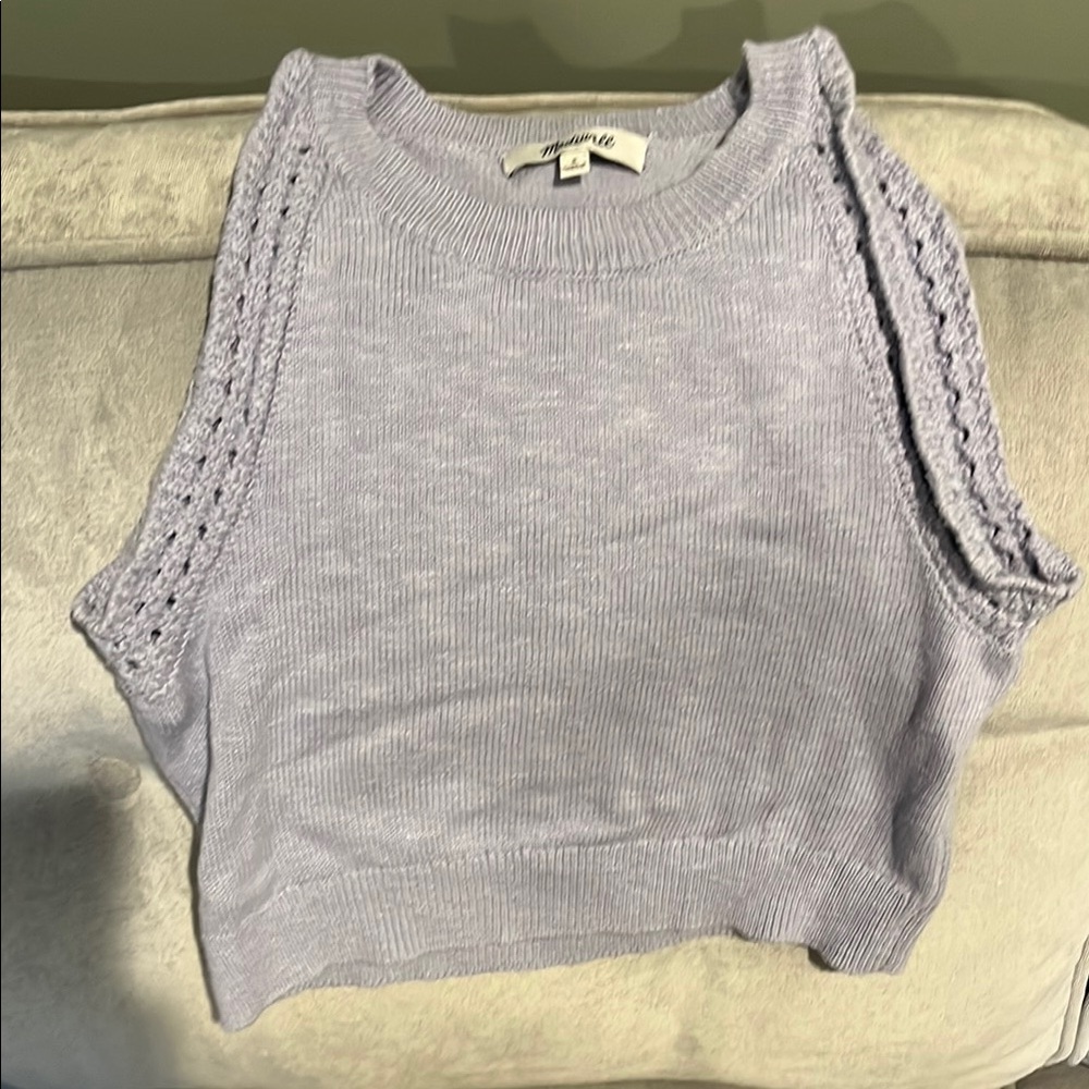 BP. Lavender Knit Sleeveless Top